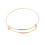 Pulseira feminina simples, ajustável e versátil, com fecho deslizante. 8