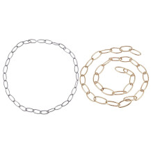 2x 1M Heavy Duty Chain for Vintage Chandelier Hanging Lamp,Pearl Black & French Gold