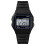 HONHX digital wristwatch with black silicone strap 1