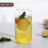 Ποτήρι εξάχνωσης 18,6oz, λεπτό κύπελλο από διαφανές γυαλί με καπάκι και καλαμάκι - 5