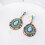 Boho kvinner Rhinestone vanndråpe dingle øredobber festsmykker gave 5