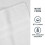 Mainstays Performance Solid Bath Sheet, 62" X 30", White 6