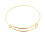 Pulseira feminina simples, ajustável e versátil, com fecho deslizante. 6