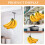 Banana Hanger for Kitchen under Cabinet Stand Hook Black Holder Fruit Ceiling Type Iron 3