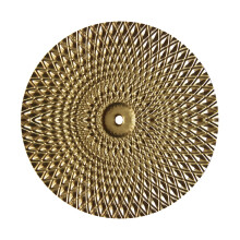 Metal Hanging Pendants Ornament Irregular Disc Wrought Iron Retro Style Light Luxury Round Wall Decoration