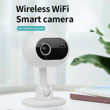 Telecamera di sorveglianza domestica SUSUchens compatibile con HD, WiFi con visione notturna, audio bidirezionale, comunicazione chiara, avvisi