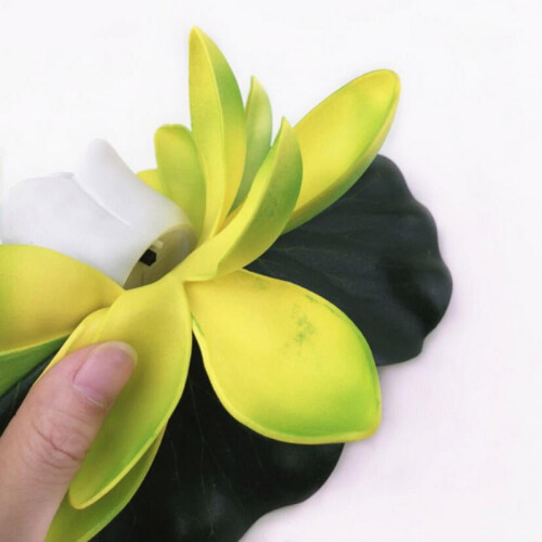 Πλωτό φως LED Lotus, αδιάβροχο και λειτουργεί με μπαταρία, συμβατό με λίμνη, 2