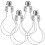 Pcapzz4Pcs Κλιπ για Λάμπα Σκίαστρου Μεταλλική Βάση Σκίαστρου Λάμπας Βαρέως Τύπου 1