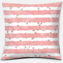 Taies d'oreiller en coton et lin, thème rose, décoration pour la maison ou le bureau, coussins pour la chambre, le canapé ou la voiture.