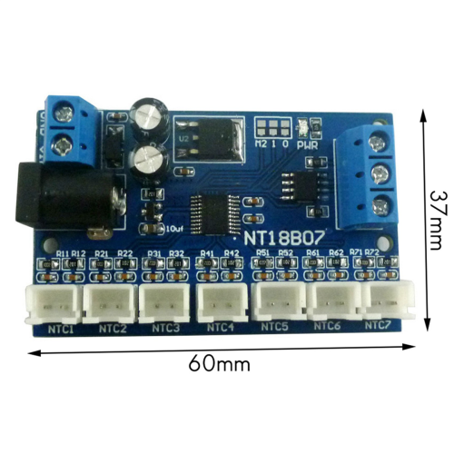 Αισθητήρας θερμοκρασίας 3X7 καναλιών RS485 MODBUS RTU Paperless Recorder PLC NT18B07 2