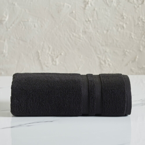 Mainstays Performance Solid badehåndklæde, 136 cm x 76 cm, sort 2