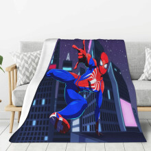 Flísová deka Spider-Man, super mäkká, útulná, prešívaná deka, detská posteľná bielizeň, vlastnosti - Super mäkká 60"X50"