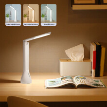 Fnyoxu Faltbare Leselampe mit Augenschutz, Kreative 2-in-1-Taschenlampe mit USB-Ladefunktion, Dreistufig dimmbare Nachttischlampe, Geburtstagsgeschenk