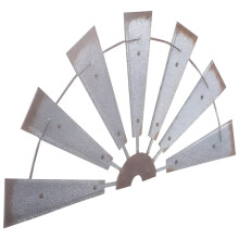 Wanddekoration für das Wohnzimmer im Landhausstil: Dekorative Windmühlenskulptur