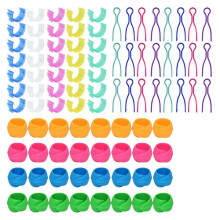 142-teiliges Spulengarn-Set, Nähgarnspulen-Organizer, Spulenhalter-Clips, Spulengarn-Spulenhalterungen