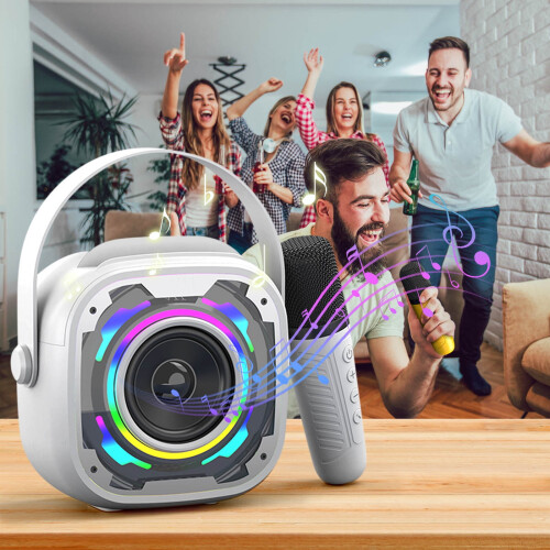 Jacenvly Halloween Decor: Φορητό ηχείο Bluetooth εσωτερικού/εξωτερικού χώρου με ασύρματο 1