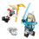 Set de 32 minifiguras de bloques de construcción Wu Master. 5