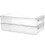 Wekvgz 2Pcs Transparent A4 Storage Box with Lid, Stackable Document Organizer, Portable File Container for Papers, Photos, Notebooks 3