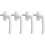 Universal white window handle, 4-piece set, aluminum, compatible with left-hung windows [YDE] 1