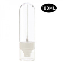 Small Spray Bottle 3.4Oz/100Ml - Fine Mist Hair Sprayer - Refillable Plastic Bottles for Essential Oils, Perfume, compatible with Liquid