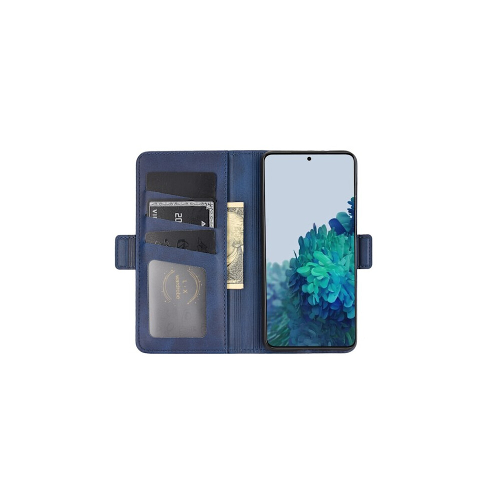 Wallet Case For Compatible With Samsung Galaxy S21 Plus Blue 9191629627769