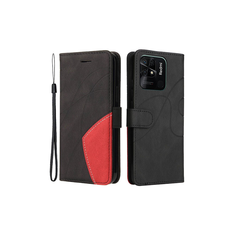 Kt Wallet Case For Compatible With Xiaomi Redmi 10C - Black 9191629628056