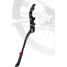 Bike Kickstand, Aluminum Alloy Bike Kickstand, Non-Slip Rubber Kickstand for 24-29 Inch Mountain Bike, Road Bike and Folding Bikes, Adjustable Height