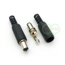 FOR 50pcs DC 5.5mm x 2.1 mm Barrel DC Power Plug Connector