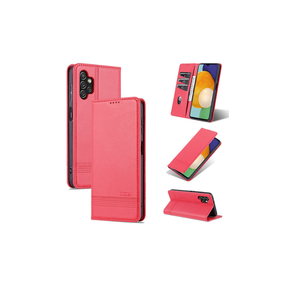 Compatible With Samsung Galaxy A13 4G - Wallet Case Red 9191629627929