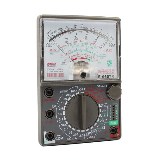 Analog multimeter de-960tr AC DC Volt Ohm current Testing Electrical Multitester 2