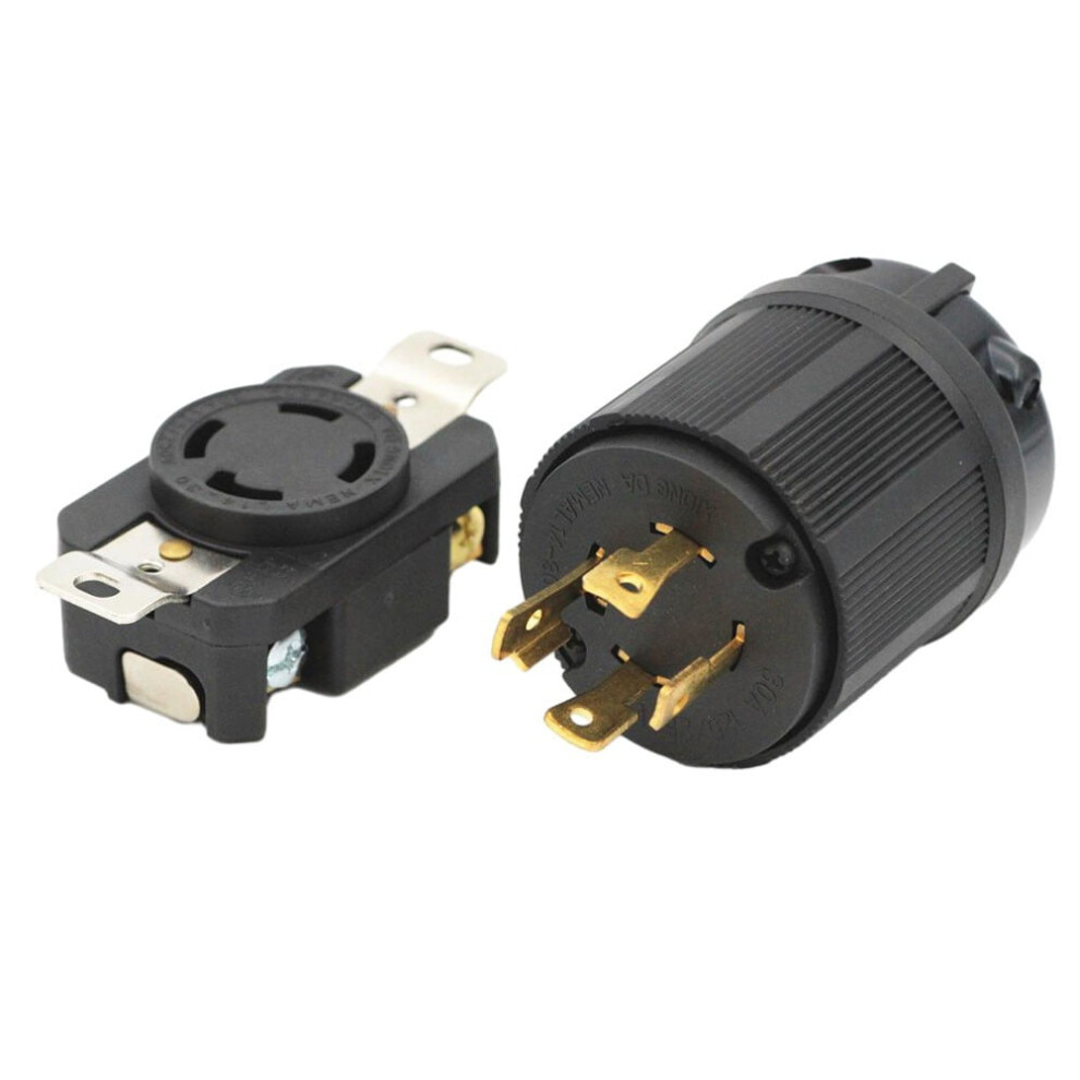 Nema L14-30 Male Plug & Female Receptacle 30A 125/250V L14-30P L14-30R 9191629628551