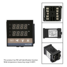 Mosiee REX-C100FK02-M * AN PID Digital Thermoregulator Relay Type K Thermocouple Output