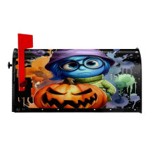 Inside Out Magnetic Mailbox Cover Garden Yard Home Decor For Outside, Decorative Outdoor Post Letter Box Wrap Decor Mail Wraps, 21x18 In
