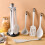 New Silicone Pasta Fork Noodle Server Spoon Spaghetti Strainer Pasta Serving Spatula For Dumpling Cooking Tool Kitchen Utensils 3
