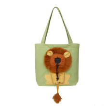 Canvas Shoulder Bag Portable Cat Carrier Canvas Pet Cat Bag