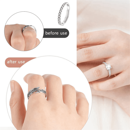 , Ring Sizers for Loose Rings Spiral Adjuster Sizer Measuring Wide 2