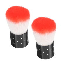 Nail Dip Powder Kit with Container and Soft Brush for Cleaner Application at Home, 8pcs Set