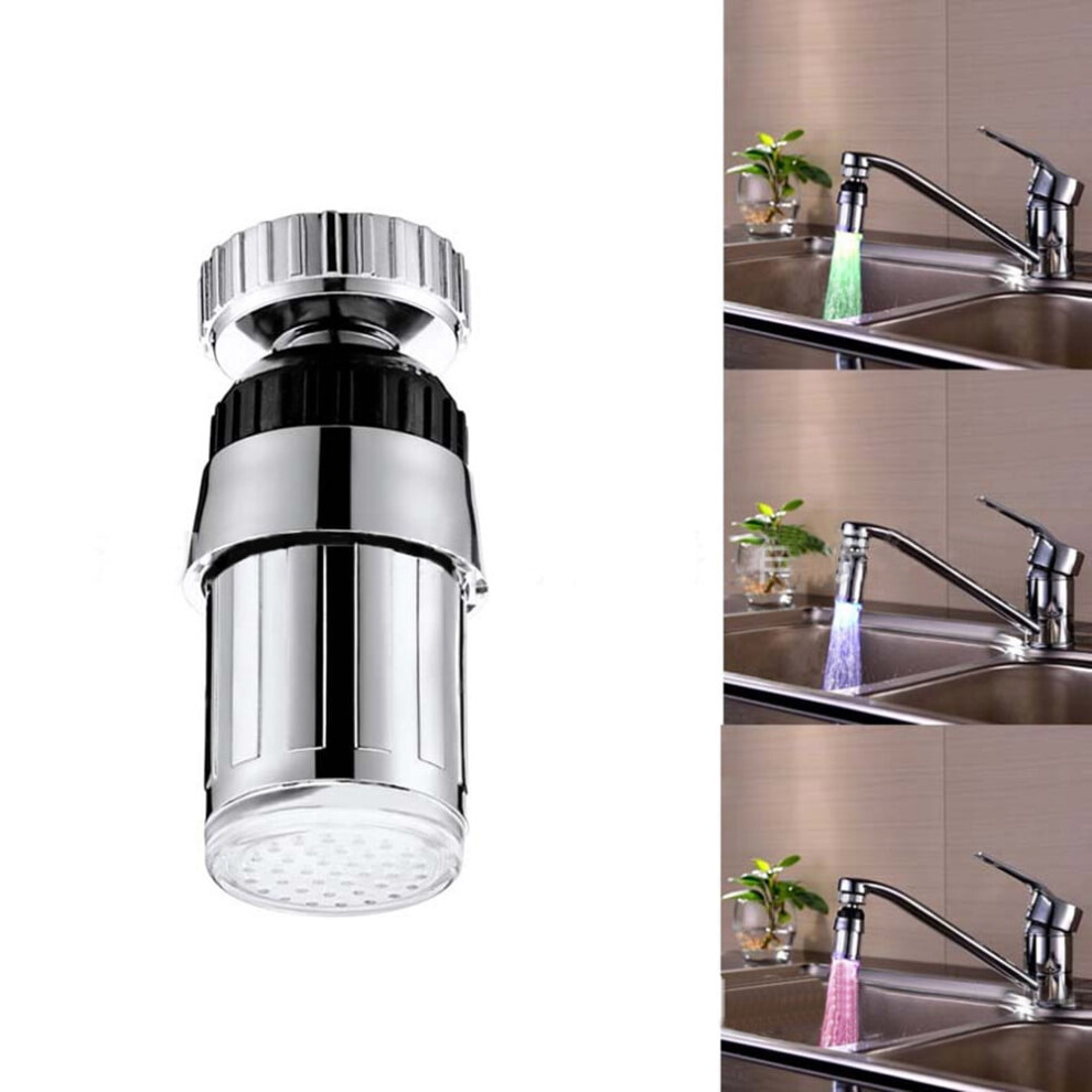 Kiplyki Wholesale Temperature Control Three-Color 360 Degree Rotating Led Light Color Faucet 9191629701490