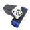 3 Pin Stage lighting Coupler Adapter Extender LED Mount Straight Power Connector 4
