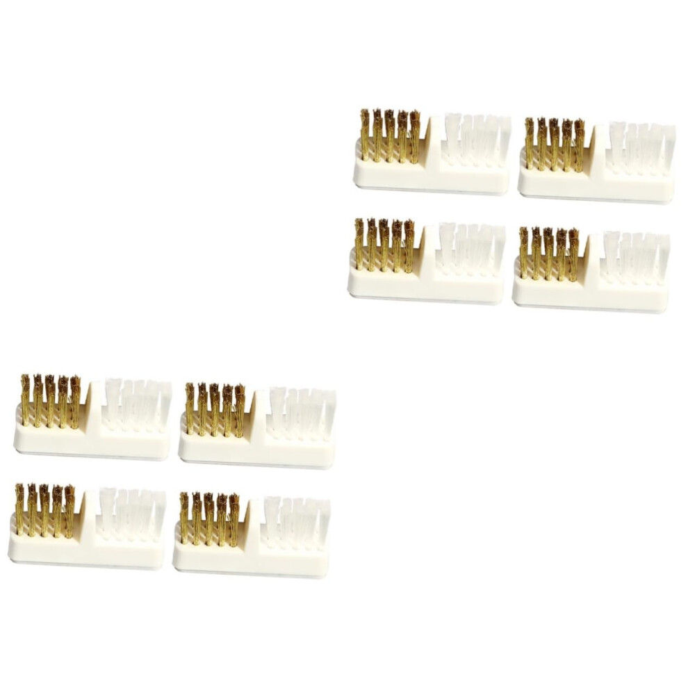 8pcs Nail Drill Cleaning Brush Kit with Durable Copper Wire for Manicure and Salon