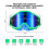 Quick Change Replacement Lens Goggles With Anti Scratch Surface, Engineered Frame Design Windproof Dustproof Sunproof Ultraviolet Proof Eye 6