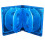CD Storage Box 10-Piece Pack Case Plastic Double-Sided CD,Blue 1