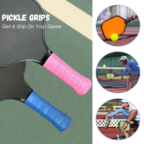 Ταινία λαβής για ρακέτα Pickleball Opolski2Pcs, δερμάτινη επίστρωση συμβατή με ρακέτα