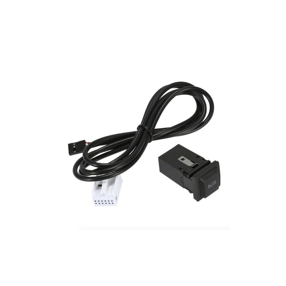 Aux Audio Cable Socket With Cord For Vw Golf Mk5 Mk6 Jetta Rcd310 9448196948224