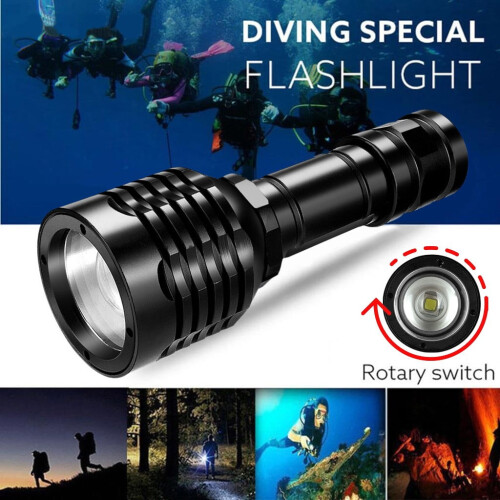 Φακός κατάδυσης Donemore Bright Φορητός φωτεινός φακός υποβρυχίου Φώτα ασφαλείας για