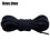1 par polyester snørebånd (0,7M/0,9M/1,2M/1,5M) marineblå 1,2M 1