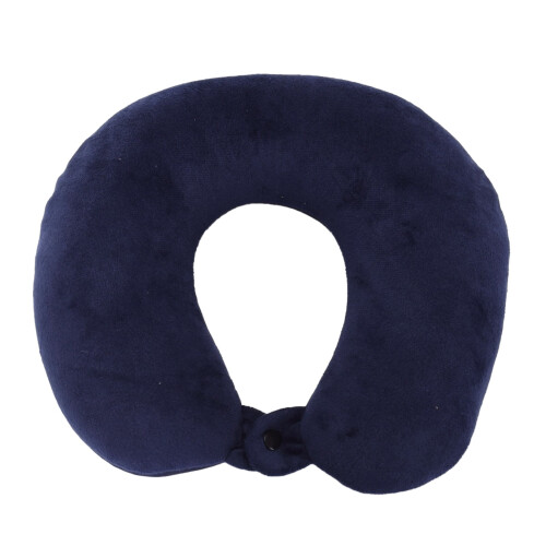 Cuscino da collo a forma di U in memory foam AURORA TRADE, blu 2