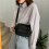 Γυναικεία καθαρή έγχρωμη casual τσάντα Tote εξωτερική τσάντα καμβά τσάντα ώμου με 2