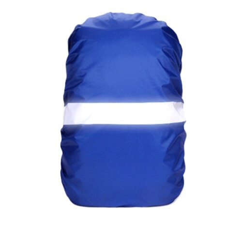 Reflective backpack rain cover - 20L capacity Blue