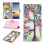 Capa compatível com Samsung Galaxy Note8 com estampa elegante de folhas coloridas multicoloridas. 1